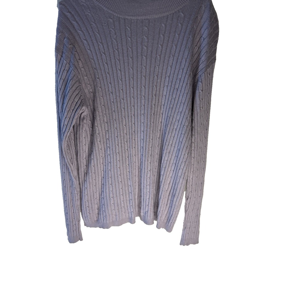 Croft‎ & Barrow Silk Cashmere Women Sweater Pullover XL Periwinkle Soft